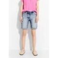 Shorts CECIL "SCARLETT" Gr. 25, N-Gr, blau (authentic used wash) Damen Hosen aus DenimJeans im 5-Pocket-Style