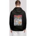 Kapuzenpullover F4NT4STIC "Tom und Jerry Basketball" Gr. 7XL, schwarz Herren Pullover Print