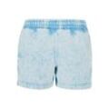 Sweatshorts URBAN CLASSICS "Urban Classics Damen Ladies Towel Washed Sweat Shorts" Gr. 4XL, US-Größen, blau (balticblau), Damen, 70% Baumwolle, 30% Polyester, unifarben, Hosen