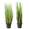 Boltze Kunst Topfpflanze Gras, H54 x Ø12 cm