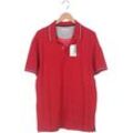 Bugatti Herren Poloshirt, rot, Gr. 56