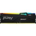 Kingston - dimm 64 gb DDR5-6000 (2x 32 gb) Dual-Kit (schwarz, KF560C30BBEAK2-64, fury Beast rgb, intel xmp, amd expo) (KF560C30BBEAK2-64)