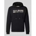 Regular Fit Hoodie mit Baumwolle und Label-Print