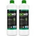 BiOHY Laminatreiniger, Laminat Pflege, Vinyl Reiniger, Laminatpflegemittel 2er Pack (2 x 1 Liter Flasche)