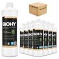 BiOHY Kaffeevollautomaten Entkalker, Kalkentferner, Entkalkungsmittel, Kalklöser 9er Pack (9 x 1 Liter Flasche)