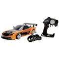 JADA TOYS 253209001 Fast & Furious RC Drift Mazda RX-7 1:10 RC Einsteiger Modellauto Elektro Straßenmodell