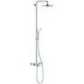 Grohe Euphoria Duschsystem 26510000 Aufputz-Wannen-Thermostat, Duscharm 450mm, chrom