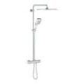 Grohe Rainshower SmartActive 310 Duschsystem 26652000 chrom, mit Aufputz-Thermostat, Duscharm 45cm schwenkbar