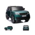 ES-Toys Elektro Kinderauto Land Rover Range Rover, 2 Sitzer, EVA-Reifen, Allrad grün