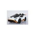 ES-Toys Kinder Elektroauto Lamborghini Huracan STO EVA-Reifen Bluetooth MP3 USB weiss