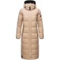 NAVAHOO Damen Steppmantel zeitloser Winterparka mit abnehmbarer Kapuze Isalie