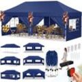 KESSER® Pavillon Faltpavillon 6x3m Festzelt mit 6 abnehmbaren Seitenwänden Gartenzelt Höhenverstellbar & Wasserdicht + Tasche Bodenanker Pop-Up Klicksystem UV-Schutz 50+ Partyzelt