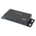 LogiLink UA0149 USB 3.0 HUB, 4-Port, Metall Gehäuse