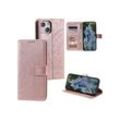 Schutz Handy Hülle für Apple iPhone 15 Plus Case Cover Klapp Tasche Wallet Etuis