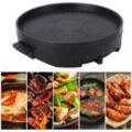 Elektrische Grillplatte, Elektrogrill Tischgrill Elektrischer Grill Bratplatte Brter Griddleplatte Griddle Teppanyaki Hause Grill Ideal zum Kochen im