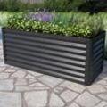 PRIMEYARD 150 x 60 x 60 cm Hochbeet, Stahl, anthrazit - (GFPV00809)