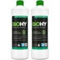 BiOHY Ultraschallreiniger, Ultraschallbad Reiniger, Ultraschall Reinigungsmittel, Reiniger für Ultraschallgerät 2er Pack (2 x 1 Liter Flasche)