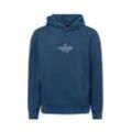 Tommy Hilfiger Kapuzenpullover Herren Baumwolle, blau