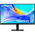 SAMSUNG LED-Monitor "S27D800UAU", F (A-G), schwarz, B:61,29cm H:36,77cm T:4,16cm, Monitore