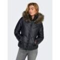 Steppjacke ONLY "ONLFEVER SHORT PUFFER LIFE CC OTW" Gr. L (40), schwarz, Damen, Obermaterial: 100% Polyamid, Jacken