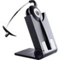 Jabra PRO920 Telefon On Ear Headset DECT, kabelgebunden Mono Schwarz, Silber Noise Cancelling Mikrofon-Stummschaltung