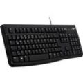 Logitech Keyboard K120 Business USB Tastatur Deutsch, QWERTZ Schwarz