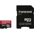 Transcend Premium microSDHC-Karte Industrial 32 GB Class 10, UHS-I inkl. SD-Adapter