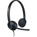 Logitech H340 Computer On Ear Headset kabelgebunden Stereo Schwarz Mikrofon-Rauschunterdrückung