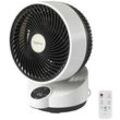 Sygonix Tischventilator 50 W (Ø x H) 250 mm x 318 mm Schwarz, Weiß