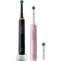 Oral-B Pro3 3900 612626 Elektrische Zahnbürste Schwarz, Rose