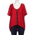 Ulla Popken Damen Bluse, rot, Gr. 50