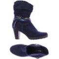 Tamaris Damen Stiefelette, blau, Gr. 37