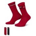 Jordan Diamond High Crew-Socken (ältere Kinder, 2 Paar) - Rot