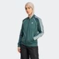 Outdoorjacke ADIDAS ORIGINALS "SST CLASSIC TT" Gr. XS, grün (mineral grün s16), Damen, Obermaterial: 50% Baumwolle, 43% Polyester, 7% Elasthan, Jacken, Superstar