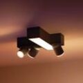 Philips Hue LED-Strahler Centris Cross schwarz 3-flg RGB CCT