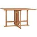 Vidaxl - Garten-Esstisch Klappbar 110x110x75 cm Massivholz Teak