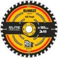 Elite Kreissägeblatt für Akku-Handkreissägen 165 x 20mm 40 wz - Dewalt