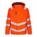 Warnschutz Shell Jacke Safety 1146-930-1079 Gr. l orange/anthrazit grau - Engel