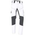 Kübler Workwear - kübler activiq Stretch-Bundhose 2850 Fb. weiß/anthrazit Gr. 48