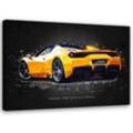 Bild auf Leinwand, Ferrari 458 Aperta - Gab Fernando - 120x80