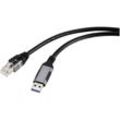 Usb, Netzwerk Adapterkabel [1x usb 3.2 Gen 1 Stecker a (usb 3.0) - 1x RJ45-Stecker] 3.00 - Renkforce