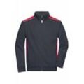 Sweat-Jacke Herren JN870 Gr. 2XL carbon/red - James&nicholson