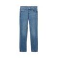 TOM TAILOR Damen Alexa Straight Jeans, blau, Uni, Gr. 28/32