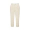 TOM TAILOR Damen Gemusterte Sweathose, beige, Gemustert, Gr. 42