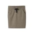 TOM TAILOR Damen Jacquard Rock mit Kordelzug, braun, Muster, Gr. 36