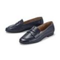 Leder-Loafer - Dunkelblau - Gr.: 37