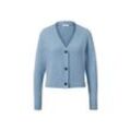 Grobstrick-Cardigan - Hellblau - Gr.: S