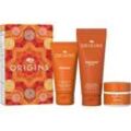 Origins Collection Ginzing Protect & Glow Ginzing™ Refreshing Scrub Cleanser 30ml + Ginzing™ SPF40 Energy-Boosting Tinted Moisturizer 50ml + Ginzing™ Brightening Eye Cream 5ml