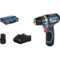 BOSCH Professional GSR 12V-15 FC Akku-Bohrschrauber-Set 12,0 V, mit 2 Akkus