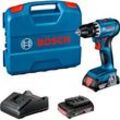 BOSCH Professional GSR 18V-45 Akku-Schrauber-Set 18,0 V, mit 2 Akkus